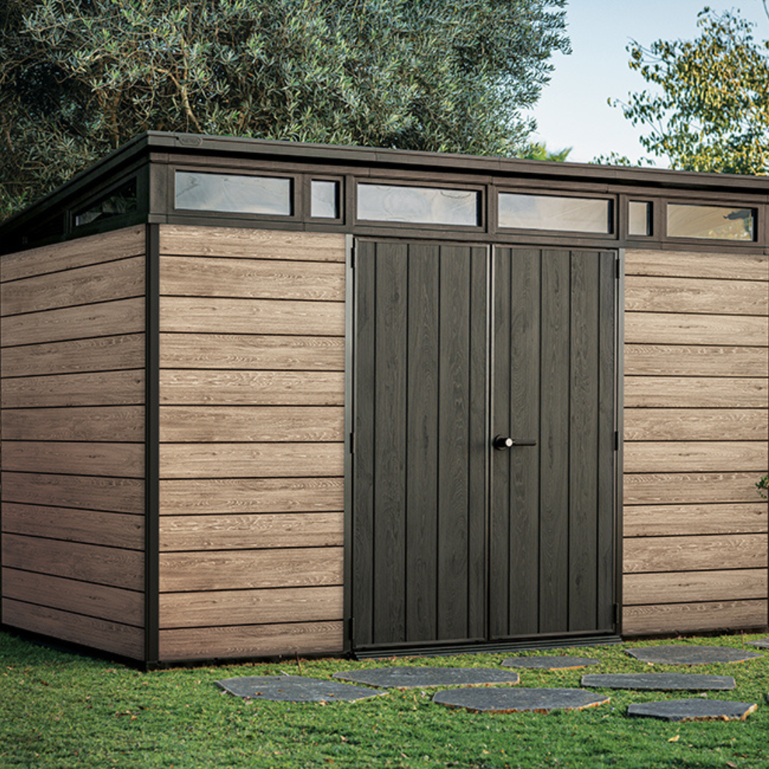 Signature Collection 11x7ft (3.4m x 2.1m) Garden Shed - Ashwood