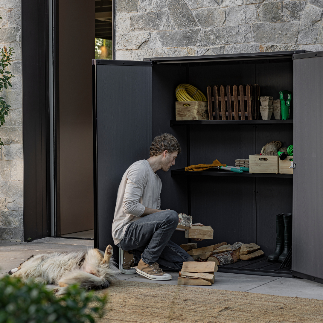 Signature Collection Vertical Garden Shed - Ashwood