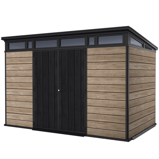 Signature Collection 11x7ft (3.4m x 2.1m) Garden Shed - Ashwood