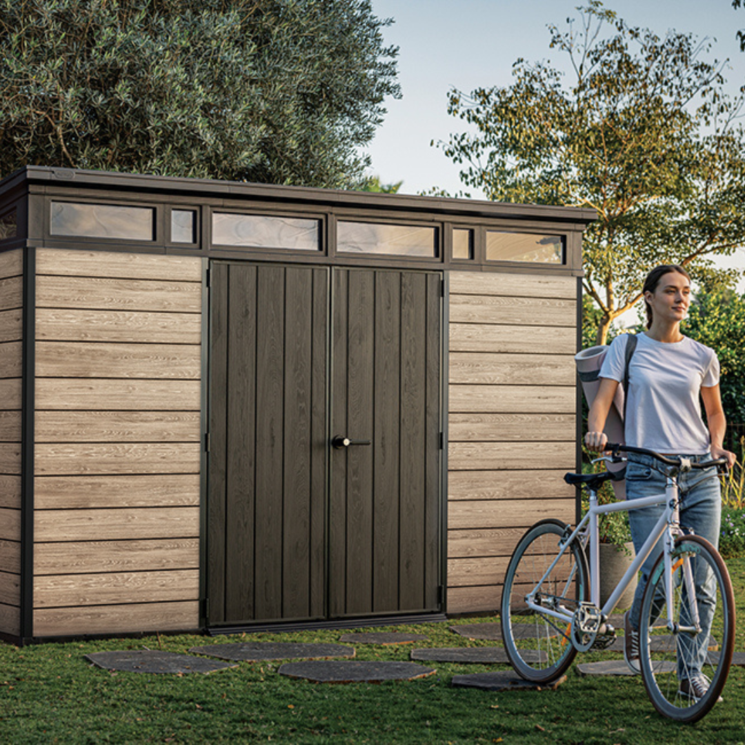 Signature Collection 11x7ft (3.4m x 2.1m) Garden Shed - Ashwood